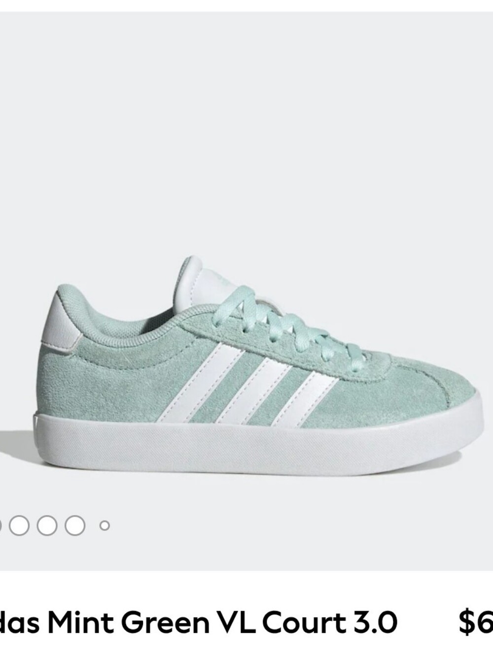 Adidas Mint Green VL Court 3.0 Trainers